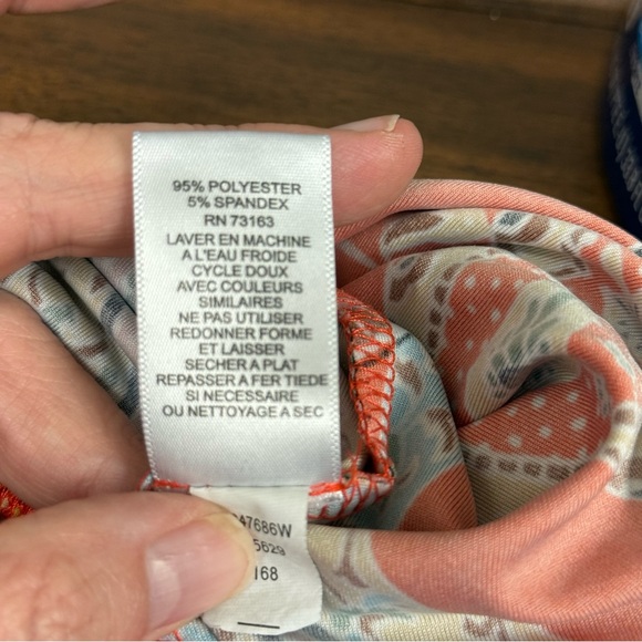 Melissa Paige Vibrant Paisley Print Pull On Pants. Size 2X - Picture 5 of 6